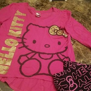Hello Kitty blouse with matching leggings